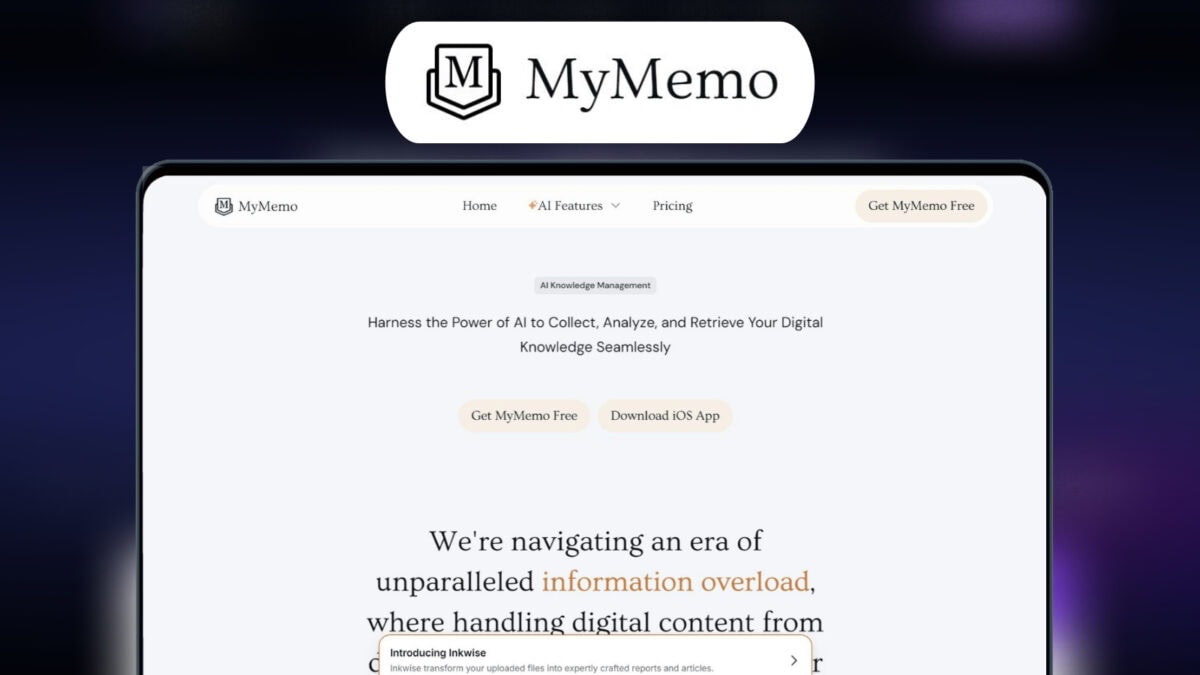 Mymemo Lifetime Deal.