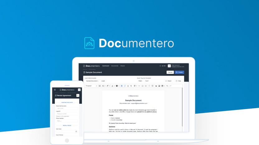 Documentero - Document Automation & Generation Software Lifetime Deal.