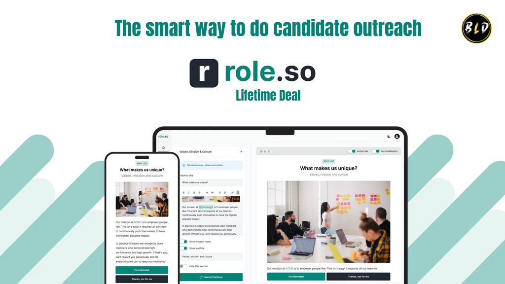 Role.So Lifetime Deal.