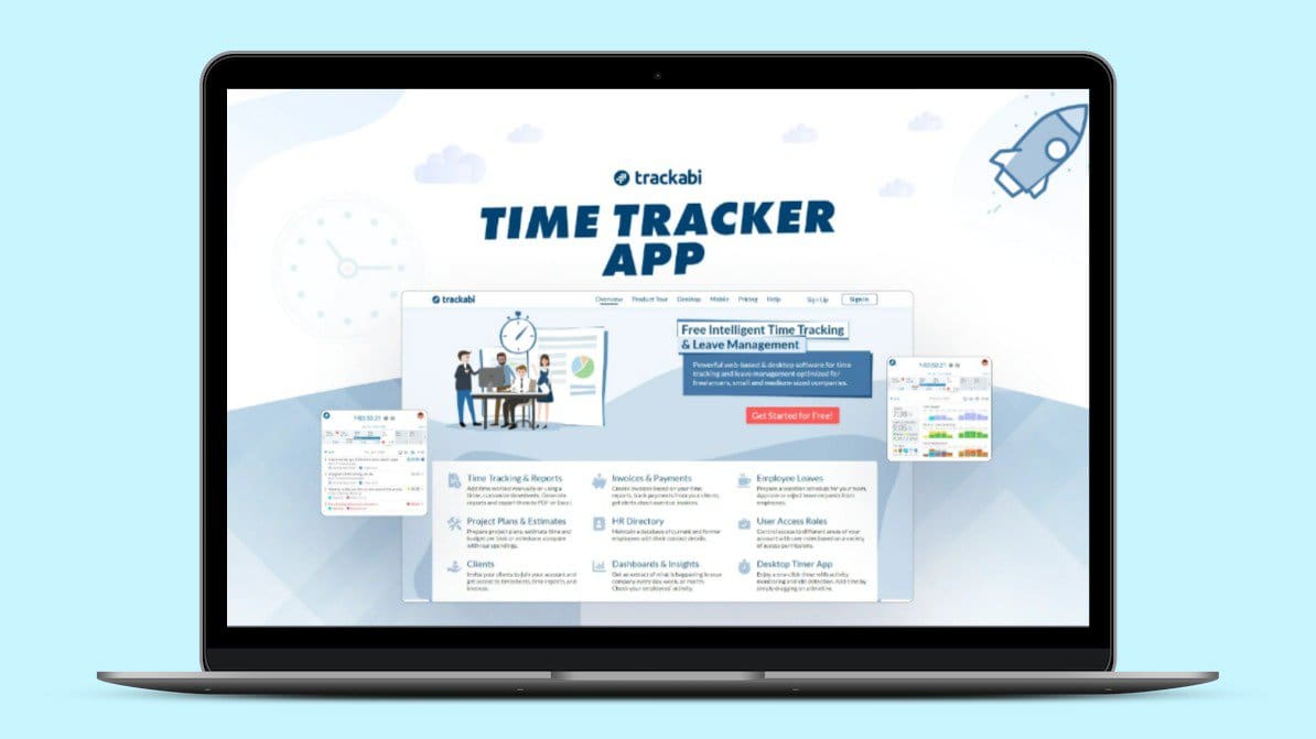 Trackabi Time Tracker App Lifetime Deal.