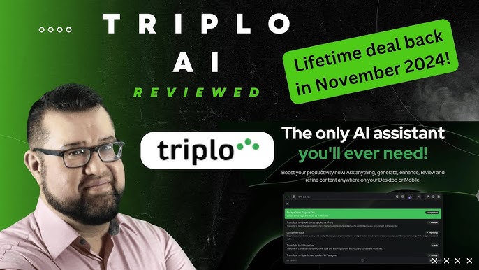 Triplo Ai Lifetime Deal.