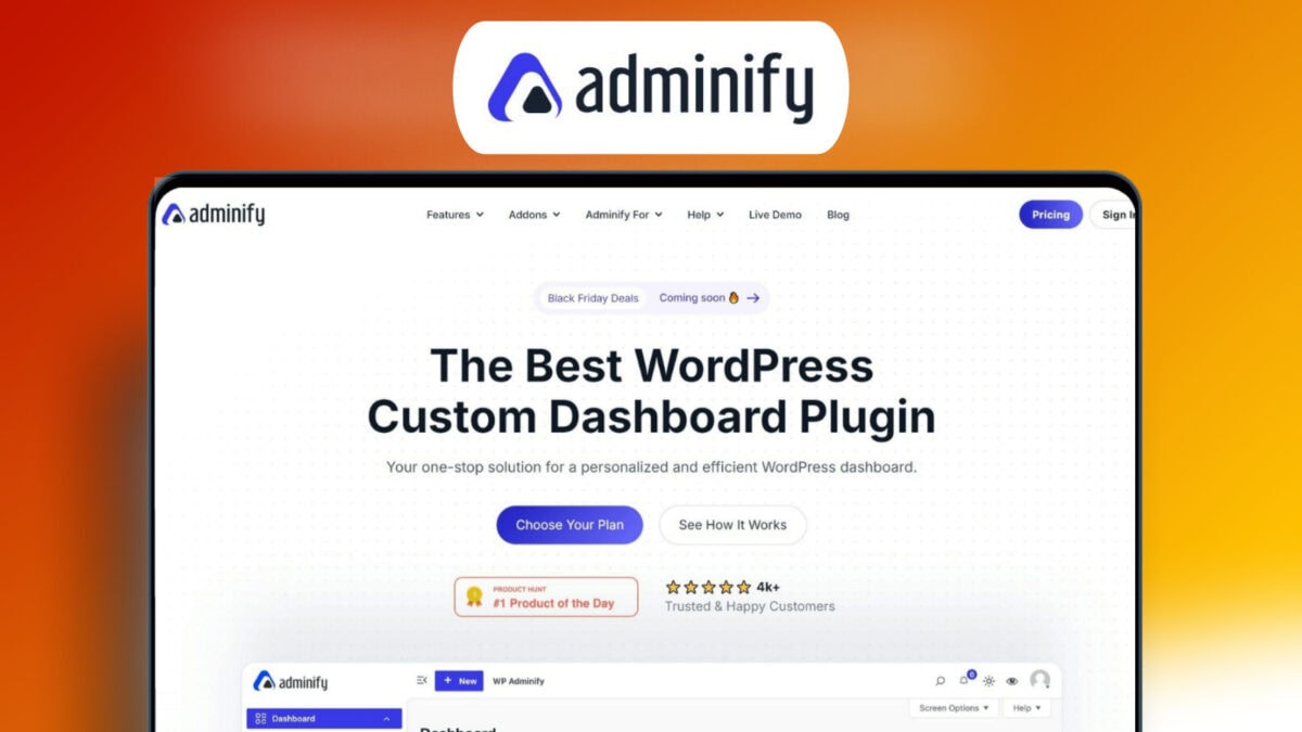 Wp Adminify Lifetime Deal.