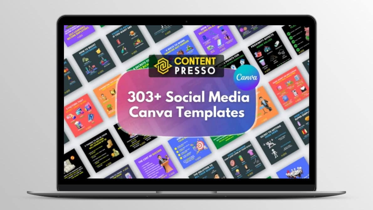 Contentpresso - Ai Image + Social Media Canva Templates Lifetime Deal