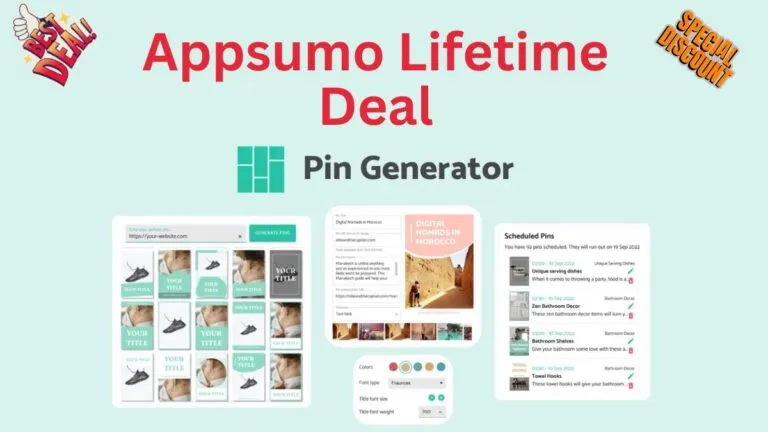 Pin Generator - Automated Pinterest Marketing Lifetime Deal