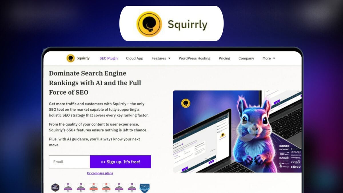 Squirrly Seo - Plus Exclusive Lifetime Deal.