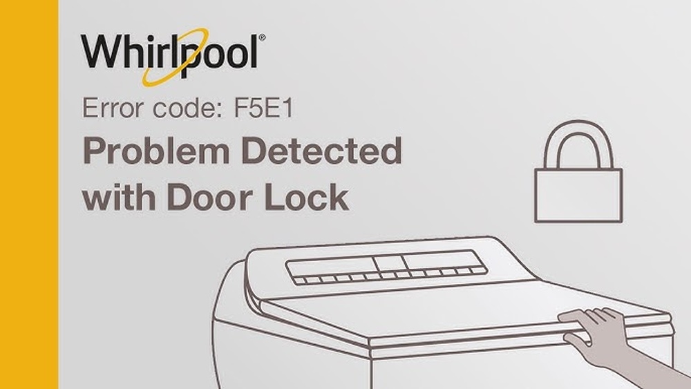 How To Fix F5E1 Whirlpool Washer