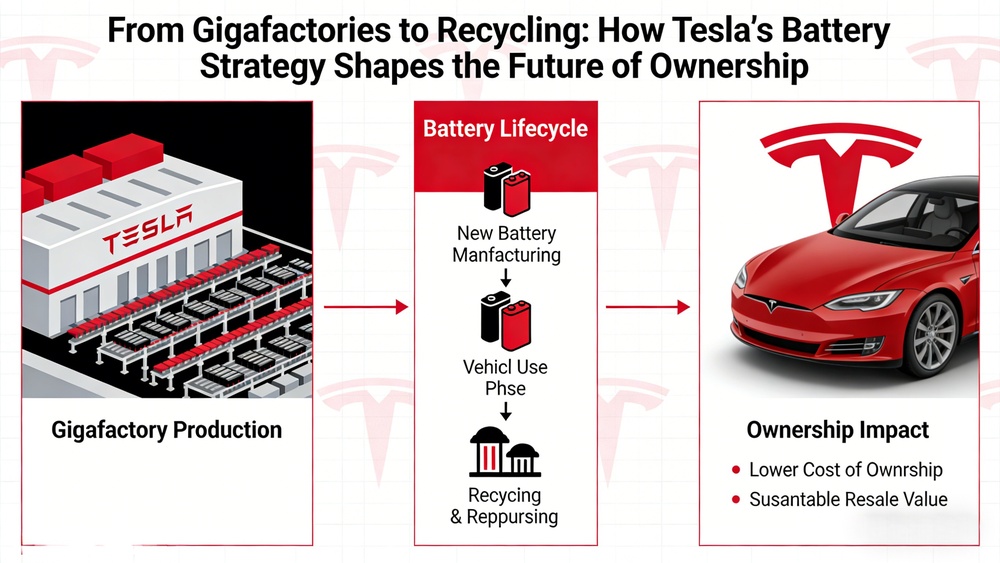 Tesla Battery Recycling Strategy